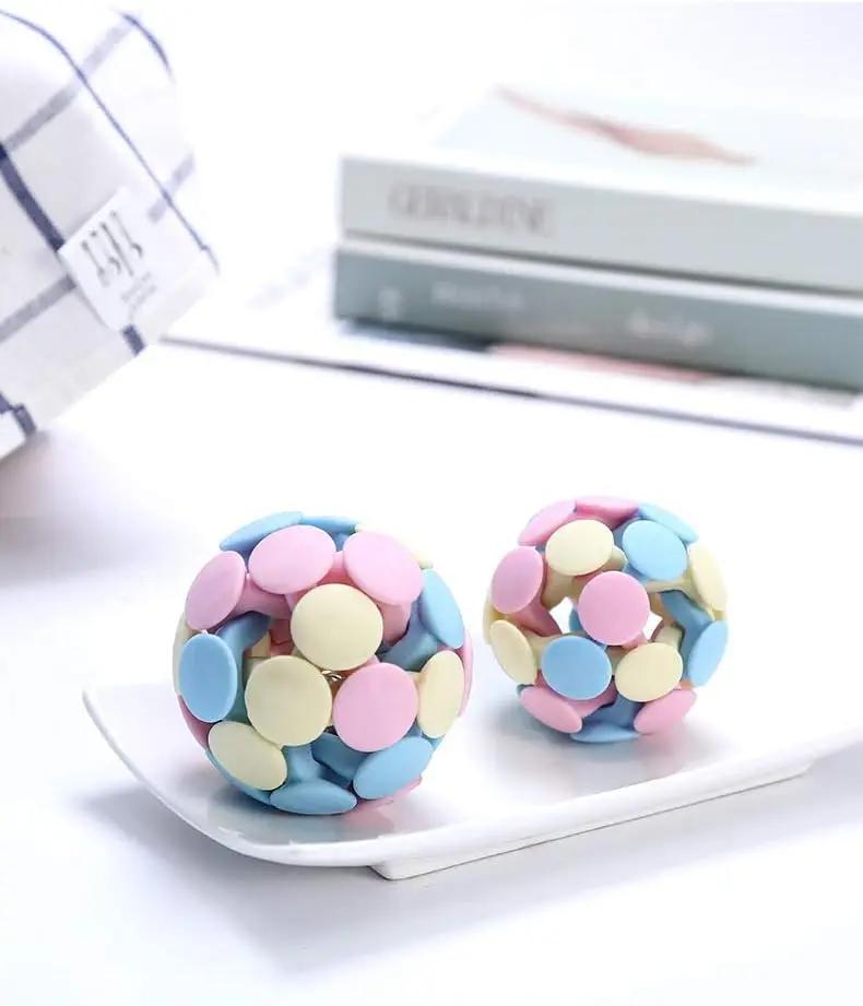 Interactive Cat Toys Ball with Bell Durable Dog Chew Toy for Small Medium Large Dogs Teeth Cleaning Rubber Balls Pet Supplies