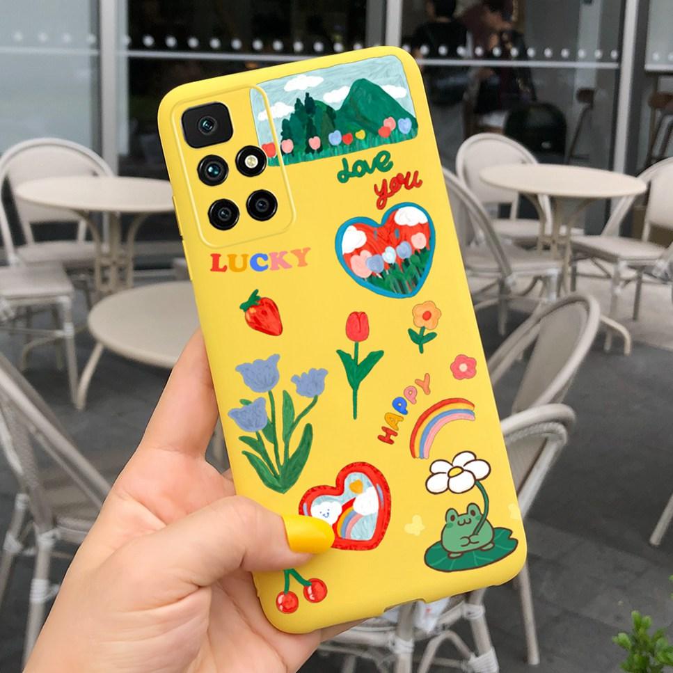 NEW Design For Cover Xiaomi Redmi 10 Case Cartoon Bumper Back Shockproof Soft TPU For Xiomi Redmi 10 Hongmi10 Redmi10 Phone Bag