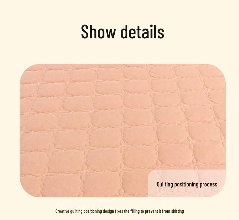Class A Pure Cotton Quilted Waterproof Non-Slip Antibacterial Fitted Mattress Protector for Hotel and Home Use
