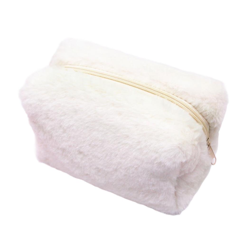 Soft Plush Makeup Pouch With Comfortable Feel Easy Storage Solution for Beauty Fashion Enthusiasts and Quality Seekers