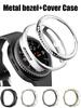 Накладка+Чехол-бампер для Samsung Galaxy Watch 8 classic 46мм Защитное кольцо-ободок Жесткий поликарбонатный бампер Защитный корпус Galaxy Watch8 classic