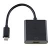 Black USB 3.1 Type C USB-C To 4K HDMI Adapter Cable For 2015 MacBook Apple