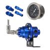 Universal Aluminum Vehicle Refitting fuel Supercharger Adjustable Fuel Pressure Regulator with Gauge Kit car Pressure Regulators 5