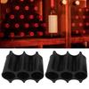 4pcs Anti-Slip Base Red Wine Bottle Holder Black Wine Bottle Organizer  Kitchen Storage