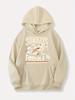 Racing - Themed Print Hooded Sweatshirt, S - Slogan - Style Hooded Sweatshirt, Retro Racing - Element Hooded Sweatshirt