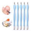 5PCS Cuticle Pusher Stainless Pusher Nail Art Fork Manicure Tool For Dead Skin Fork Nipper Pusher Trimmer Cuticle Remover Tool