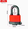 Сверхпрочный водонепроницаемый навесной замок, уличный водонепроницаемый противоугонный замок, уличный противовзломный замок для грузовиков, балконный оконный замок