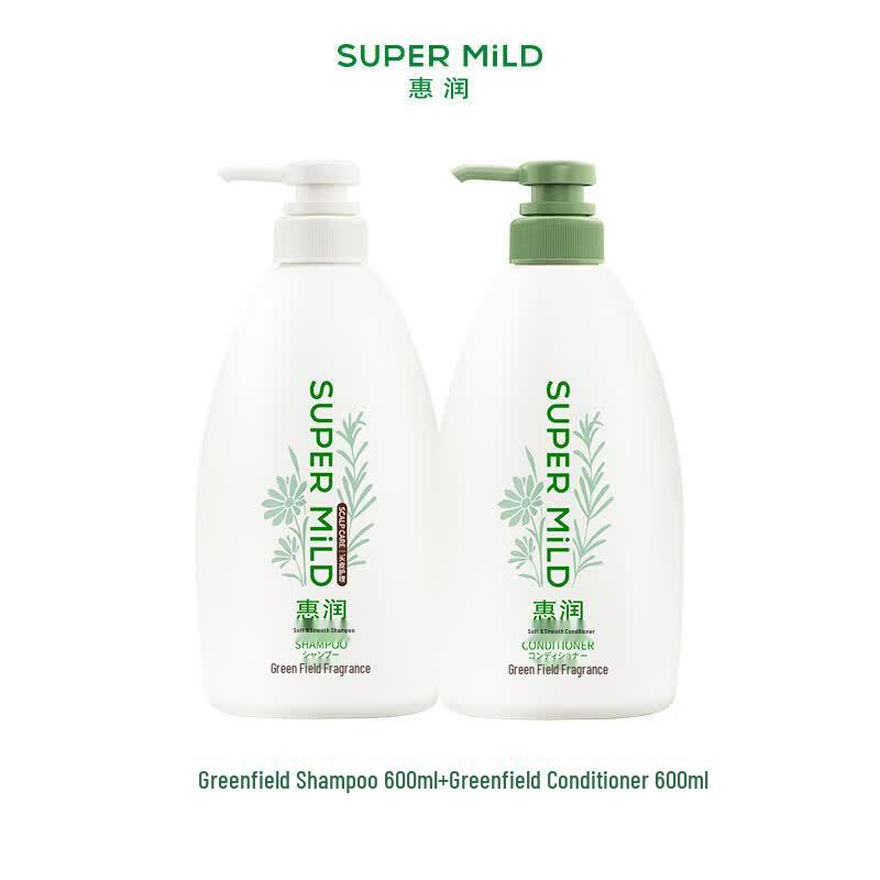 SUPER MILD Green Field Fragrance Shampoo & Conditioner Set