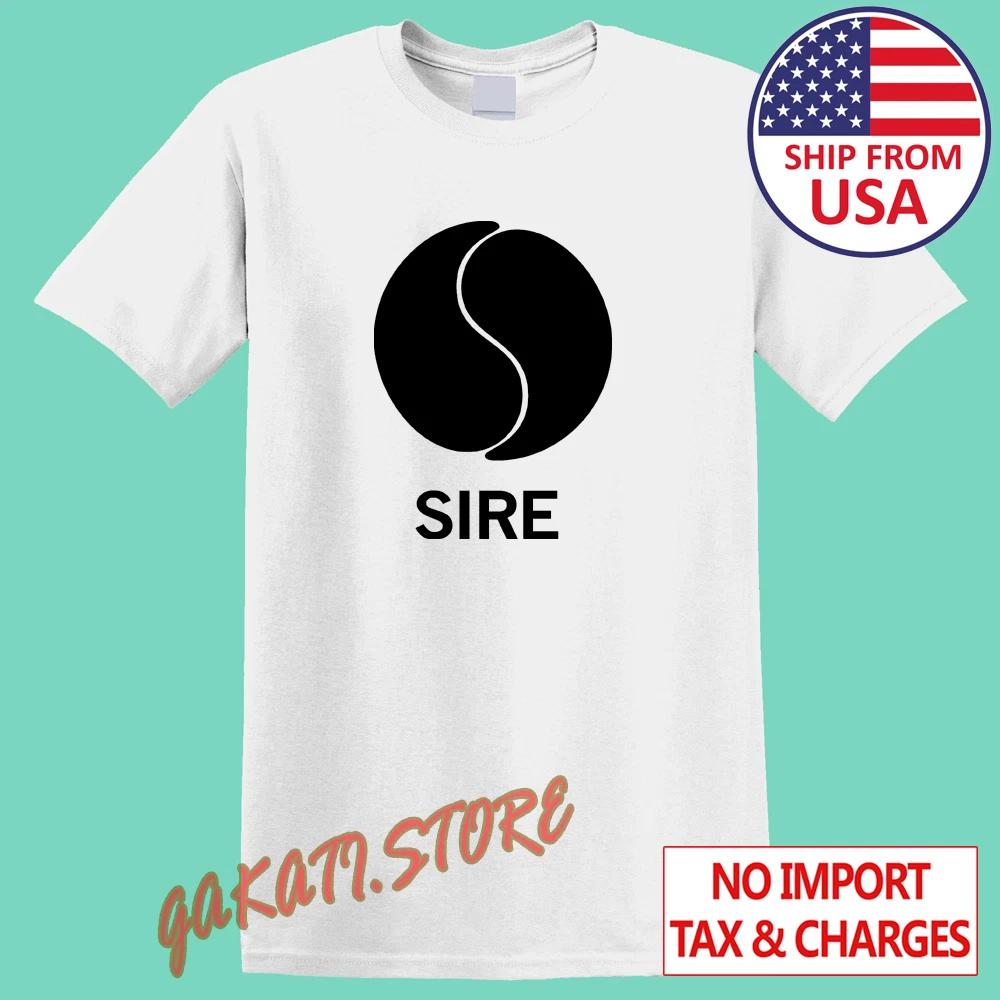 Sire Records Мужская Белая Размер S-5XL