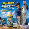 60ml Saltwater Fishing Attractant, Fish Scent Lure Enhancer Liquid for Soft Plastic Baits, Fishing Lures,Pier Shore Boat Fishing