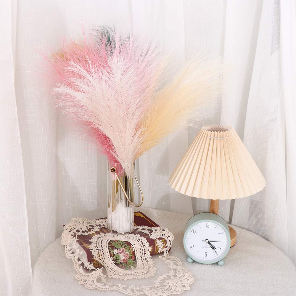 Фон Ваза Украшения Дом Сад Тростниковые Цветы Имитация Цветка Пампасная Трава Искусственное Растение