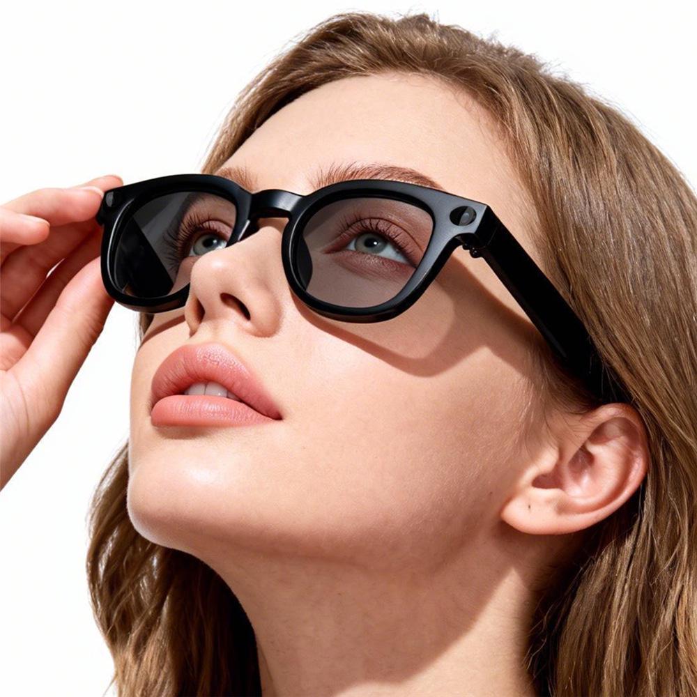MT3 AI Smart Glasses: Real-time Translation, Video & Photo Capture, Object Recognition, Calls, Music, Bluetooth Retro Earphones