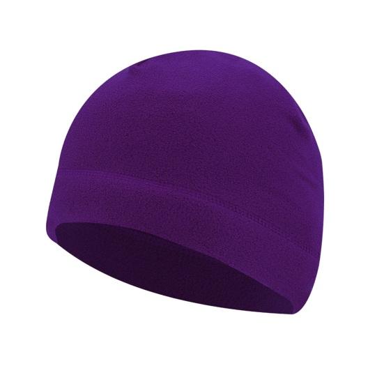Warm Beanie for Men Women Cuffed Thick Fleece Winter Hat Elastic Skull Cap
