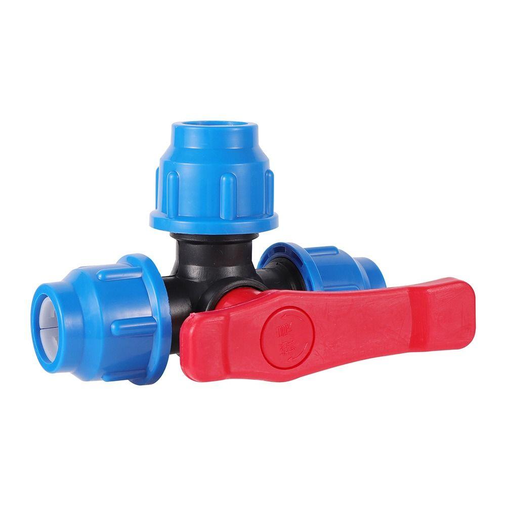 1Pcs Pipe Fittings Ball Valve With Handle Hose Barb Coupler Water Oil Air Gas Fuel
