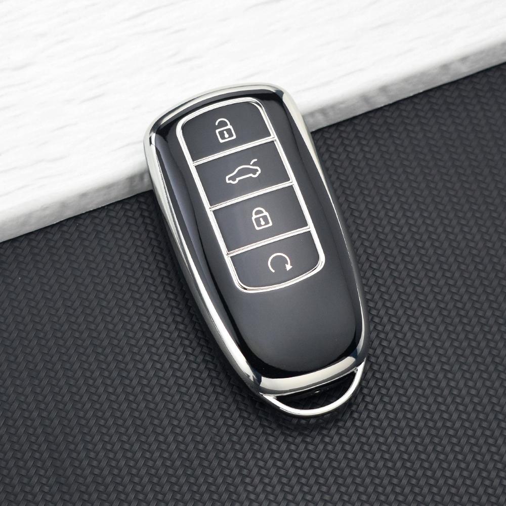 Чехол из ТПУ для автомобильного ключа с 4 кнопками для Chery Omoda 5 C5 Tiggo 8 Pro Max 8 Plus 7 Pro Max 7 Plus Arrizo 5 Plus Jaecoo, чехол для ключа, брелок