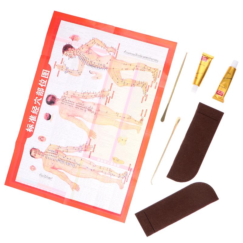 1 шт. зонд для акупунктурных точек из нержавеющей стали, ручка для аурикулярных точек, косметическая игла для массажа рефлекторных зон уха, обнаружение медицинских игл