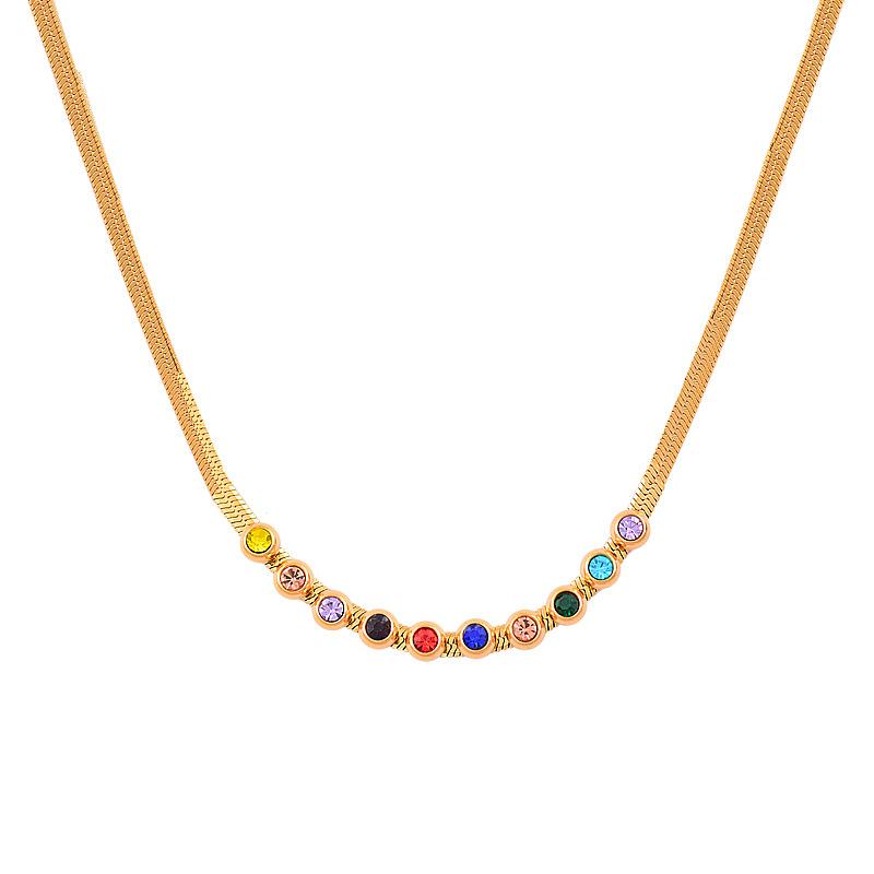 Круглая цепочка из вермикулита из титановой стали