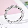 New Set Zircon Ring Europe and The United States Fashion Simple Ring