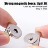 10 Sets No-Sewing Seamless Magnetic Snap Clasp for Purse Handbag Metal Magnetic Buckle Clothing DIY