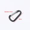 5/10pcs New Equipment Safety Camping Hiking Hook Buckle Keychain Climbing Buckles Alloy Carabiner