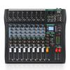 XTUGA CT80 8 Channel Audio Mixer Portable Mini Sound Mixing USB Echo Reverb 48V Phantom Power Bluetooth PC for RCA EQ Digital Effects Studio Mixer