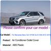 Крышки воздухозаборника для Mercedes Benz GLE W166 GL GLS X166 ML 2012~2019 Под задним сиденьем Кондиционер Вентиляционная решетка Выхлопная система Аксессуары