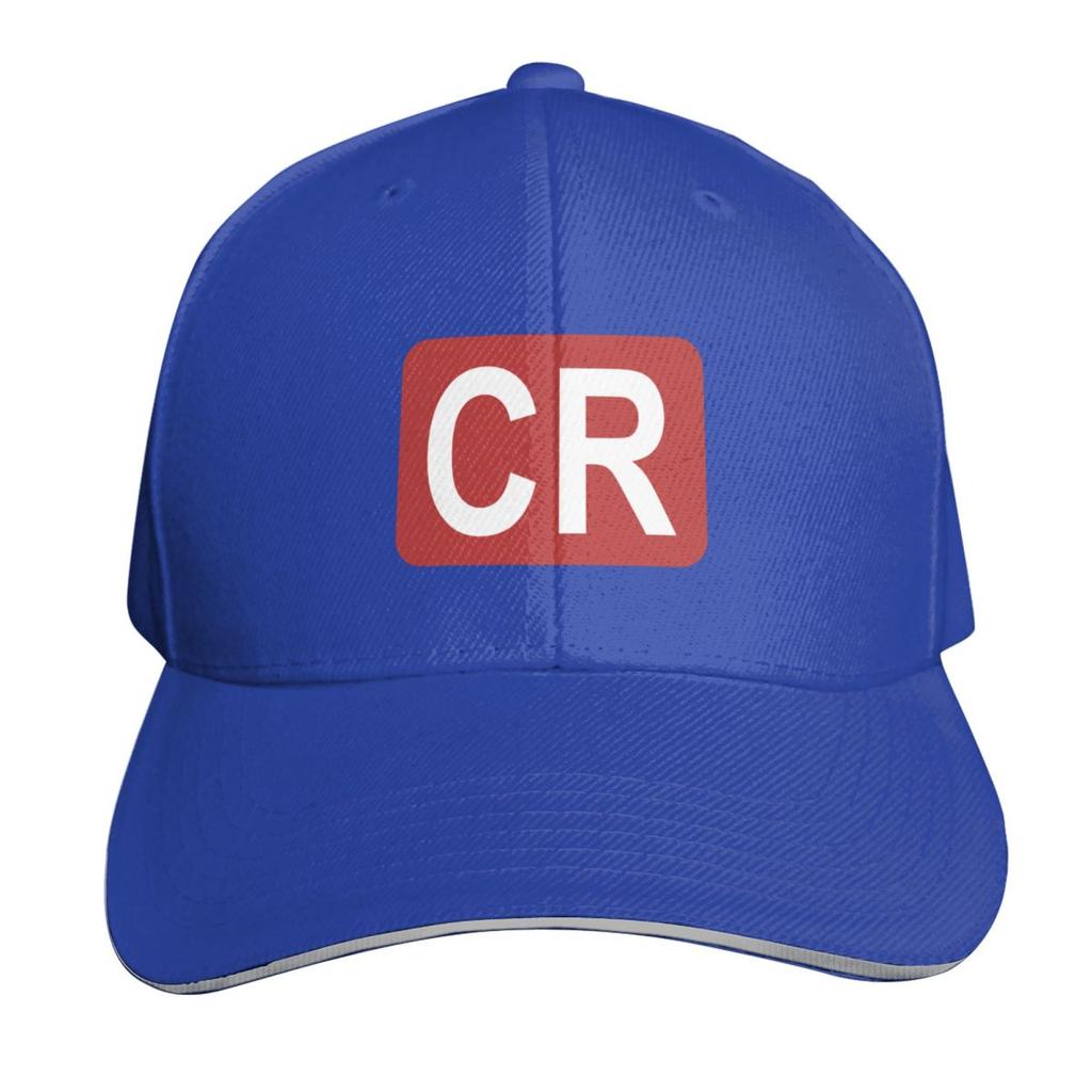 CR Initials Baseball Cap derby hat Sports Cap Big Size Hat Bobble Hat Unisexs Tennis Womens