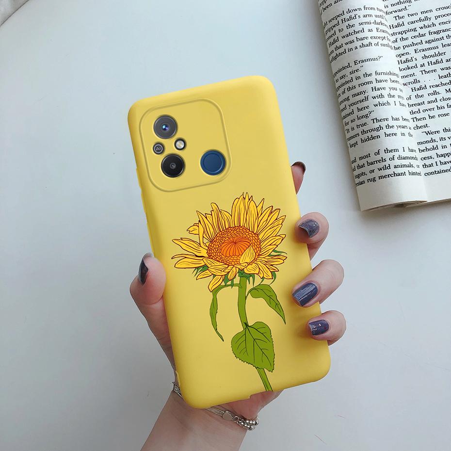 For Xiaomi Redmi 12C Case Cute Love Heart Phone Case Bumper Back Shockproof Soft TPU Cover For Redmi 12C 12 C Case Fundas 6.71''