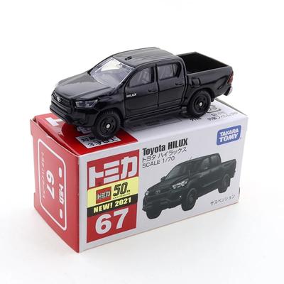 Takara Tomy Tomica №67 Toyota Hilux 1/70 Металлический литой литой автомобильный модельный орнамент Cas Игрушки Подарок Украшения