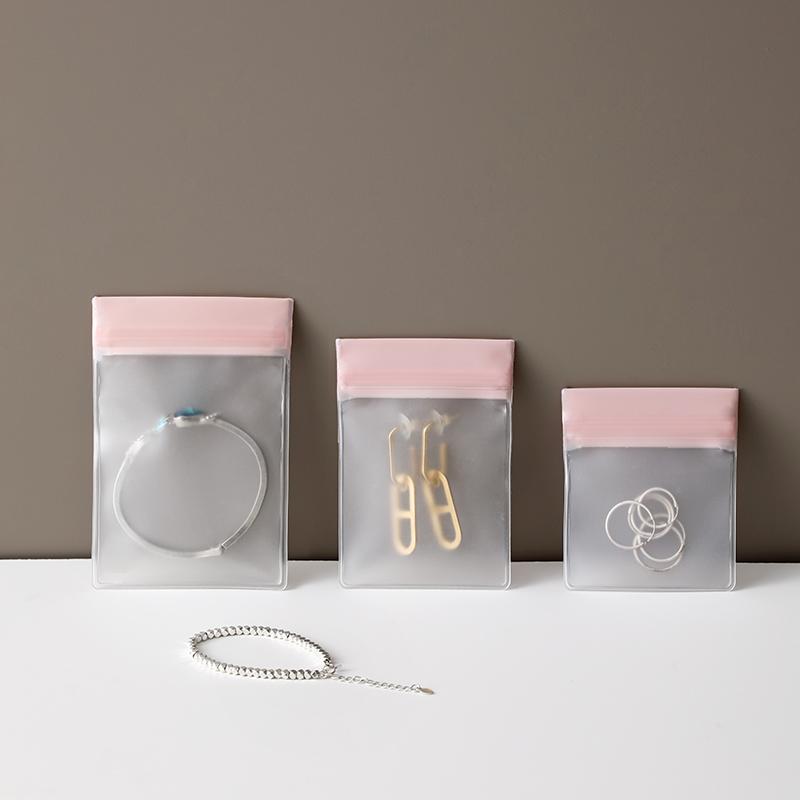 5 ШТ Дорожный органайзер для украшений Бархатный мешочек для украшений Прозрачная дорожная сумка для украшений для путешествий Прозрачные пакеты для украшений Закрывающиеся