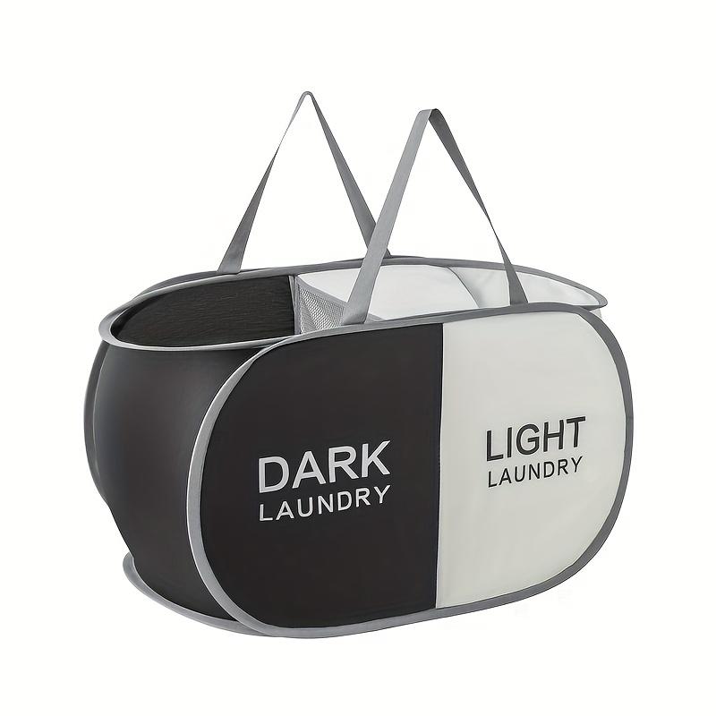 1 шт. Складная классифицированная корзина для белья, дышащая, с отделениями, для хранения грязной одежды, с ручкой, большой вместимости, мешок для белья