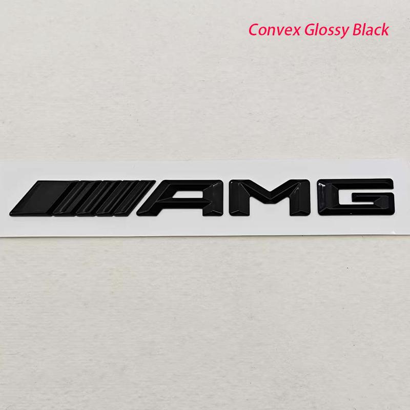 TFSM4 3D ABS Car Letters Logo AMG Badge Rear Trunk Emblem Sticker Mercedes Benz AMG A B C E G W211 W203 W204 W210 W124 Accessories