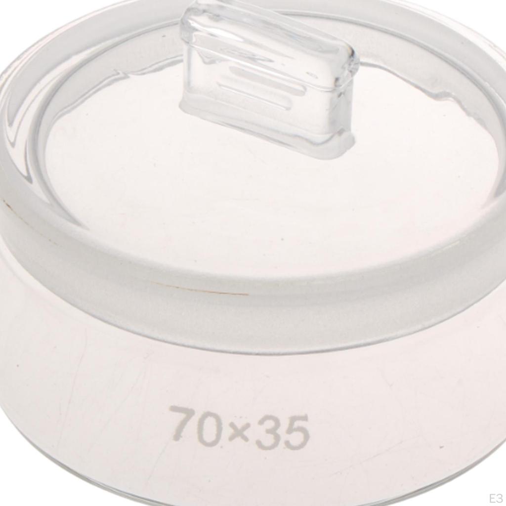 Держатель инструмента для часового масла, компактный прозрачный утолщенный стеклянный корпус для мойки цилиндра