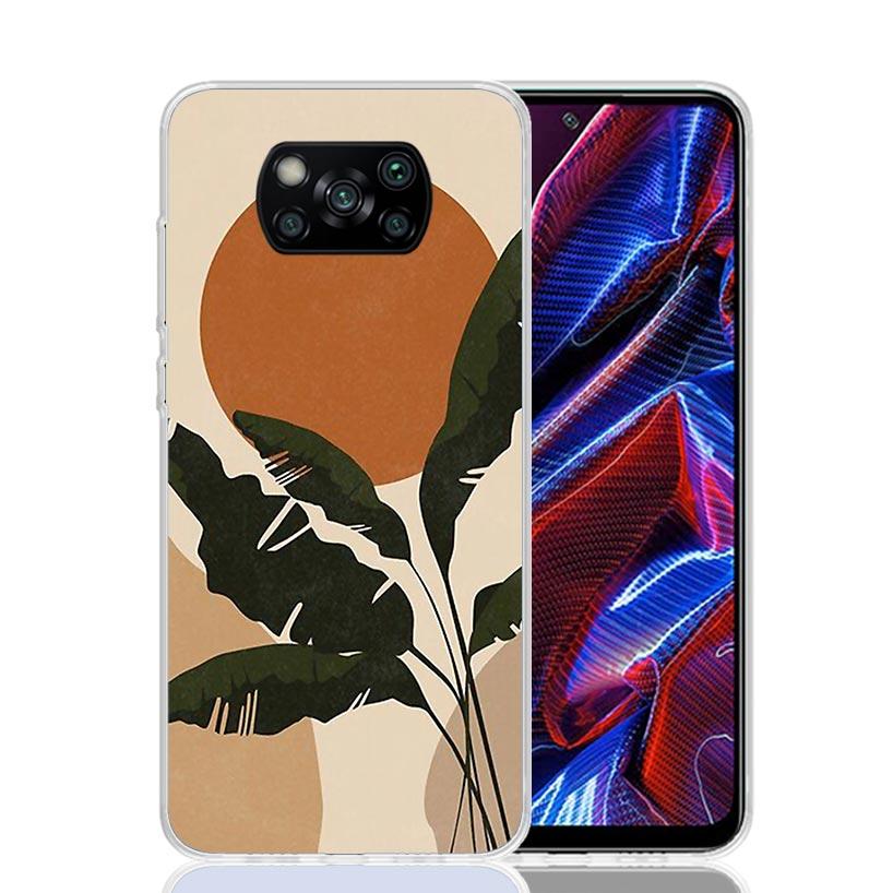 Abstract Women Face Line Case Phone Cover for Xiaomi Redmi Note 10 9 9S 8 8T 7 5 Pro Mi 12T 11T 10T 9T 12 11 Lite A3 A2 Trend Fu