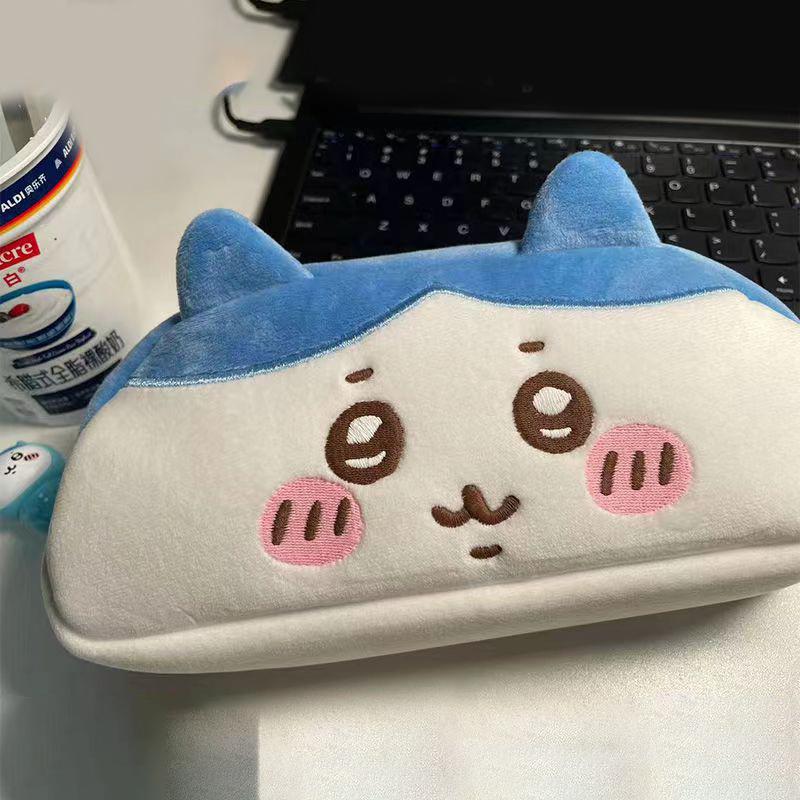 Kawaii Chiikawa плюшевый пенал Usagi канцелярская сумка портмоне косметичка школьные принадлежности сумка для хранения