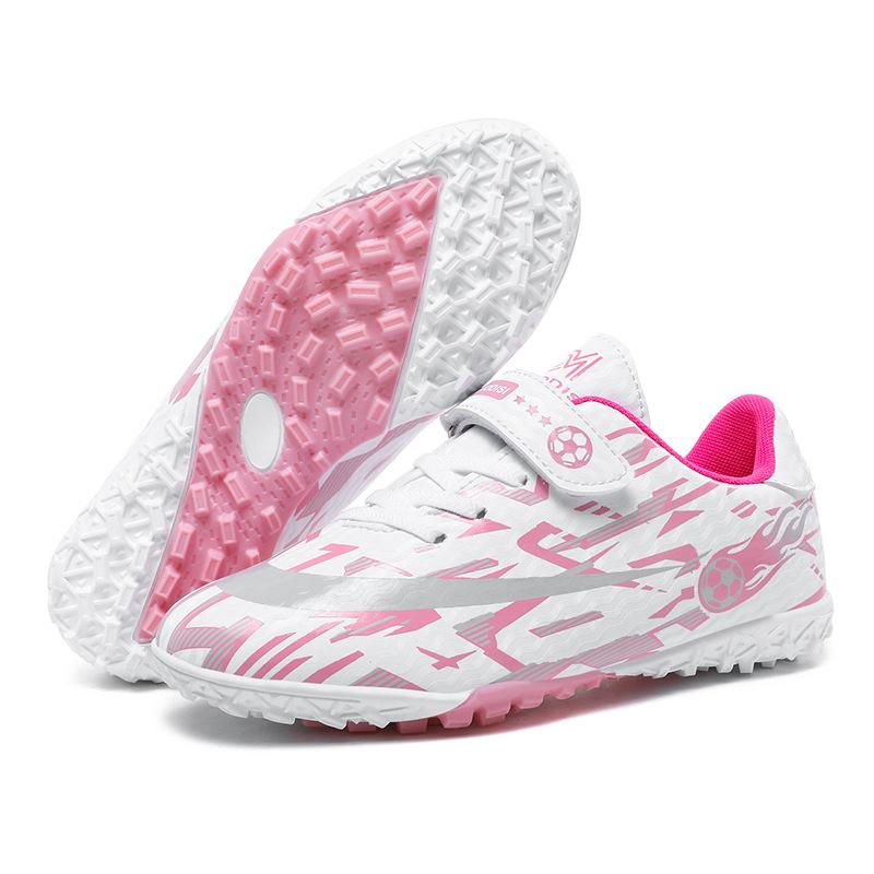 Children's new football shoes broken nails long nails broken nails rotating buckle ground student game football shoes