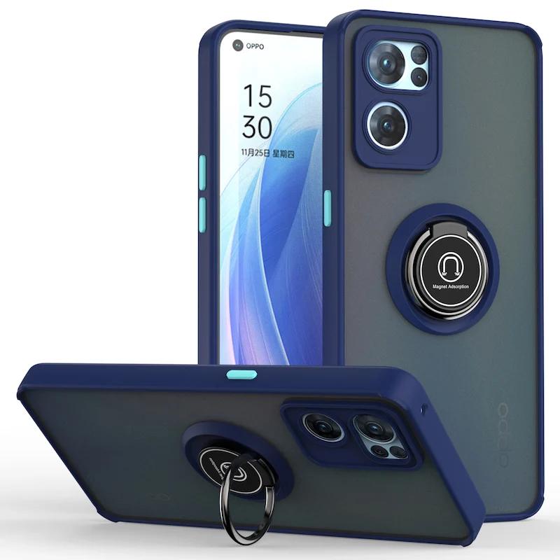 Чехол-держатель для кольца, оптовая продажа, чехол для телефона OPPO Reno 11 Pro FIND X7 Ultra A3s A15 A16 A31 A52 A53 A54 A72 A74 A94 A9, противоударный чехол