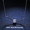 Sterling Silver Pendant 1 Carat VVS1 Moissanite Necklace Cross Lightning Diamond Pendant Necklace High 925 Silver Jewelry