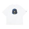 New Era Short Sleeve Oversized Cotton Tee MLB New York NY Size MLB Cap Print Exclusive To and Popular New Era Trending Suitable How To Fold Clothes