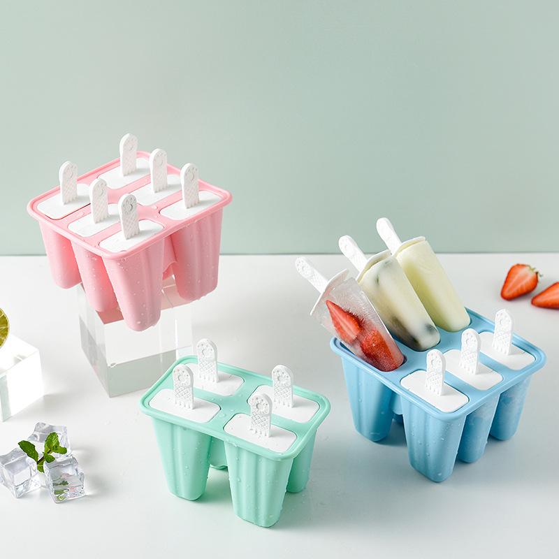 Popsicle Molds 4-12 Pieces Popsicle Molds Silicone BPA Ice Pop Easy Release Popsicle Mold 10 Sticks Ice Pop Easy Release Mold