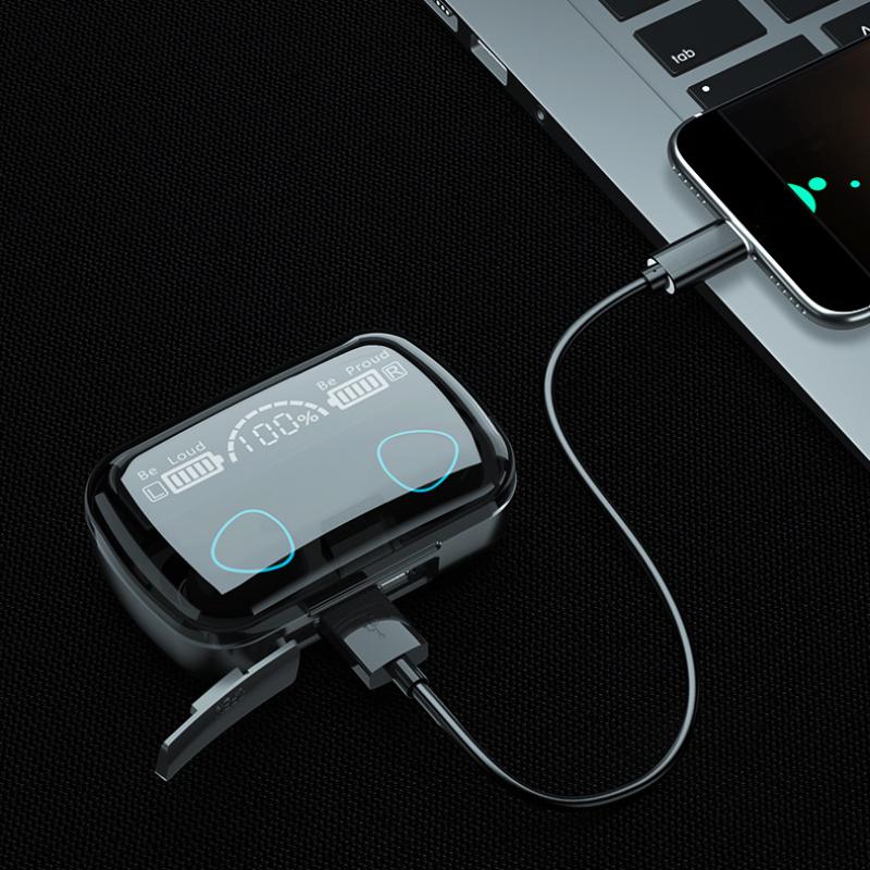 TWS Bluetooth-гарнитура Беспроводная спортивная гарнитура с двойным ухом в наушниках