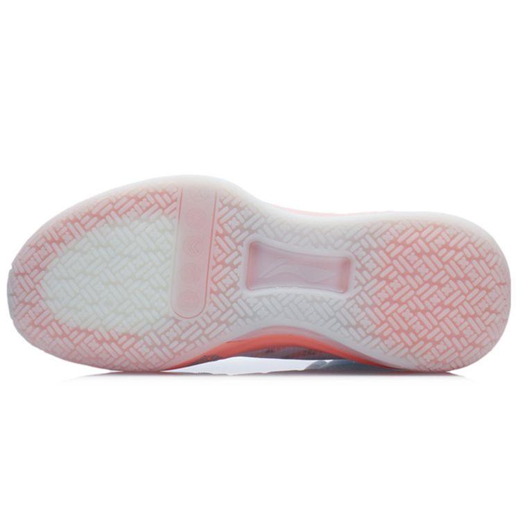 Li-Ning Sharp Blade 2 Fluo Light Orange Мужские кроссовки Белые флуоресцентные светло-оранжевые ABAR087-2
