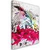 Canvas Print Colourful Owl Abstract