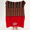Snack K KitKat Throw Flannel Throw Blanket Suitable for Sofa Living Room Bedroom