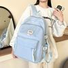 College Style Student Schoolbag Solid Color Women's Backpack Large Capacity Backpack