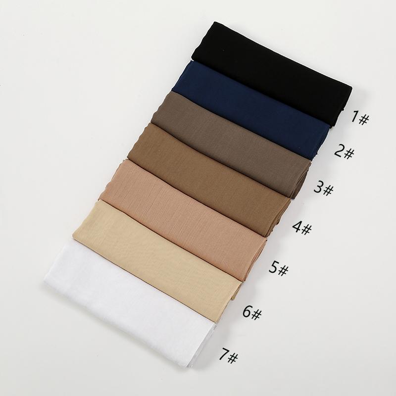 Solid Cotton Modal Hijab For Women Muslim Scarf Big Size Shawls Foulard Islam Head Wraps Headscarves Ramadan Scarves 190*85cm