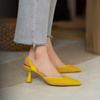 Sexy Pointed Toe Sandals Female Fairy Style Summer 2024 New All-match Thin Heel Slingback Temperament Women Shoes High Heel 43