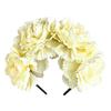 Simulated Flower Artificial Flower Crown Gorgeous Design Bohemian Hair Accessories  Bride
