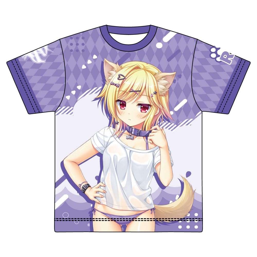 Loveriche Ria Souma Original Full Graphic Dog Kin'iro T-Shirt ver.