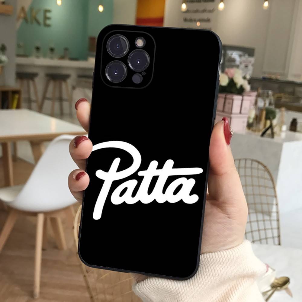 Модный Чехол P-patta для IPhone 17 16 15 14 13 12 Mini 11 Pro Plus Мягкий Силиконовый Чехол